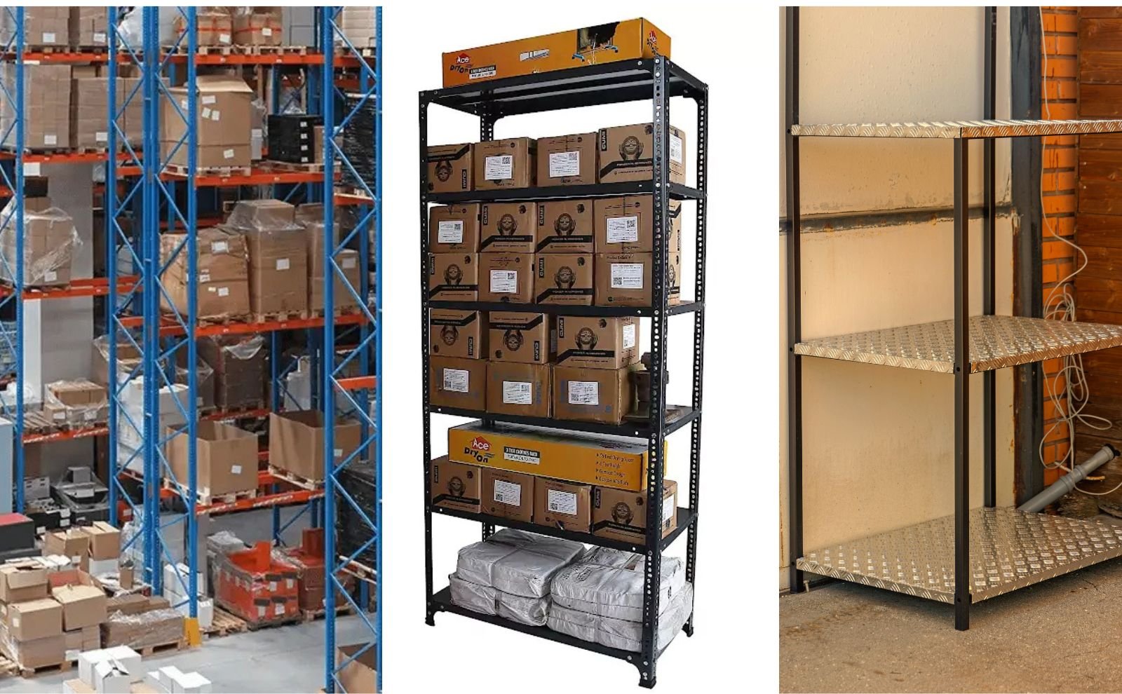 Medium, Heavy Duty and Slotted racks