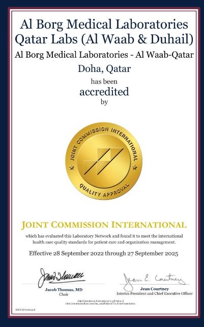 JCI Accreditation Certificate